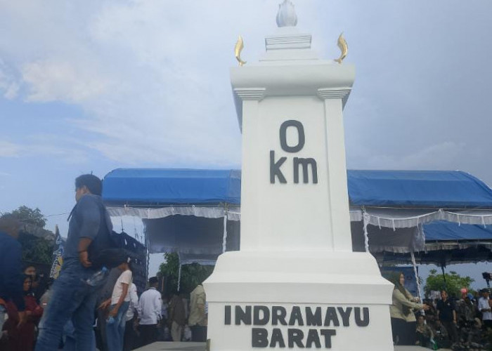 FKMIB Apresiasi Terbangunnya Tugu Titik 0 KM Indramayu Barat