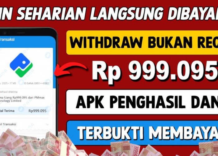 Masuk Rp1,4 Juta ke E-Wallet, Ini Trik Dapat Saldo dari Aplikasi Penghasil Dana Tercepat 2025 Tanpa Ajak Teman