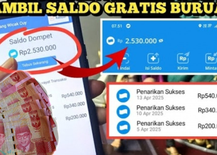 Lagi-lagi Saldo DANA Gratis Rp2,5 Juta, Dari Google! Tarik ke e-Wallet Ratusan Ribu Berkali Lipat 