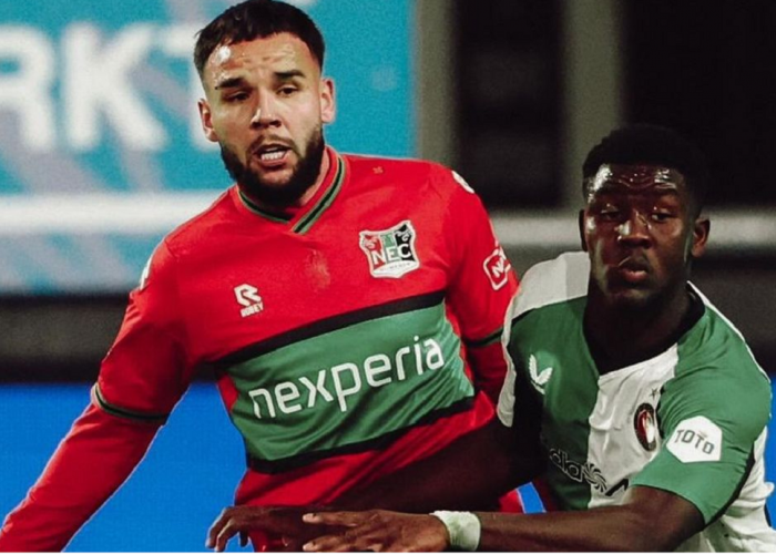 Calvin Verdonk Tampil 'Keras' Sebagai Bek Tengah NEC Nijmegen, Meskipun Harus Kalah 4-1