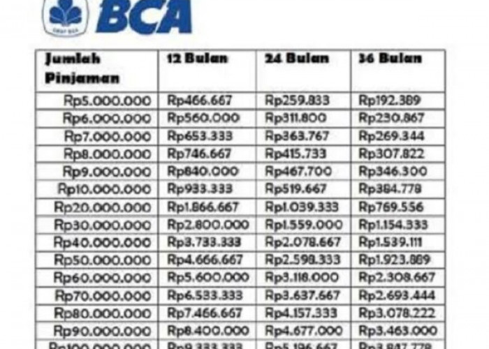 Butuh Pinjaman Tanpa Agunan? Kini Hadir Pinjaman BCA Personal Loan Tanpa Jaminan Hingga Rp100 Juta