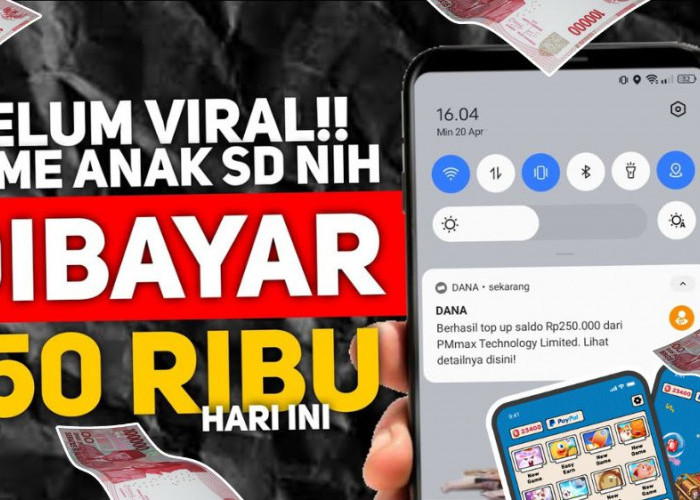 Saldo DANA Rp250.000 per Hari dari Game Anak SD, Aplikasi Fun Tap Bikin Cuan dari Main HP Doang Terbukti Bayar