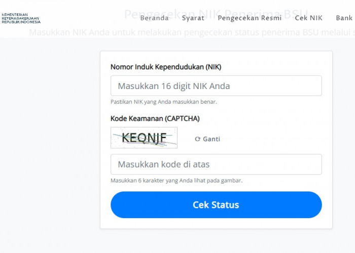 Begini Cara Cek Penerima BSU 2025 Rp600 Ribu, Coba Segera Klik bsu.kemnaker.go.id