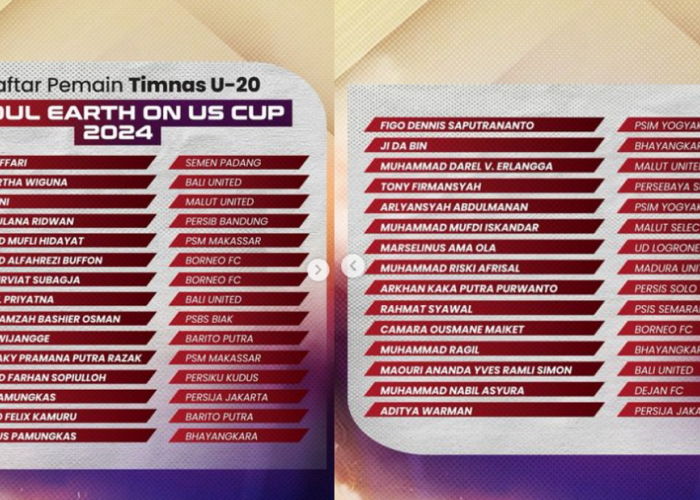 Update Daftar Pemain Timnas U-20 Seoul Earth On Us Cup 2024, Tanpa Jens Raven Dan Welber Jardim!