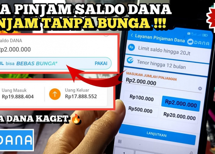 Cara Baru Pinjam Saldo DANA Resmi OJK Tanpa Fitur Dana Paylater, Bisa Dapat Limit Hingga Rp20 Juta