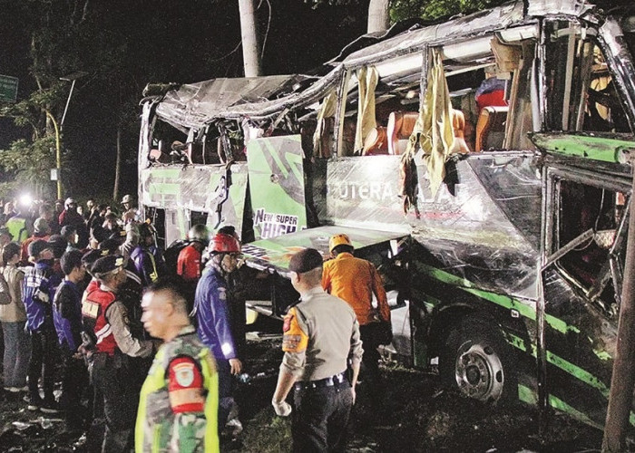 PO Bus Putera Fajar yang Bawa Rombongan SMK Lingga Depok Bodong, Asal Tempel Lambang