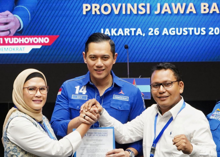 Partai Demokrat Berikan Rekom kepada Pasangan Nina-Tobroni