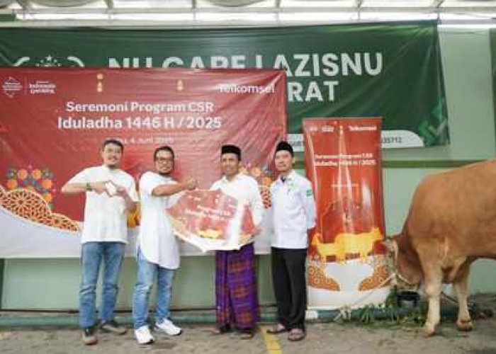 Telkomsel Region Jawa Barat Bagikan Hewan Kurban ke Lebih dari 40 Titik, Sambungkan Senyuman di Momen Iduladha