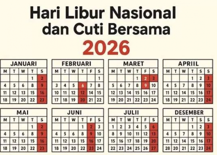 Cek Kalender! Ini Tanggal Merah Januari 2026 yang Sayang Dilewatkan