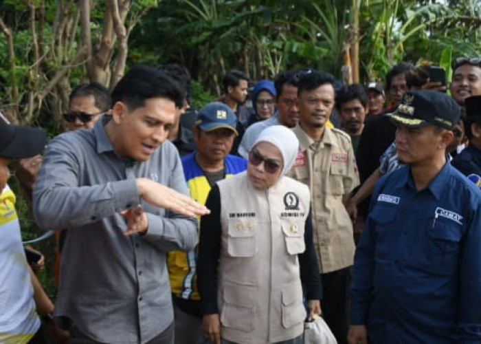 Indramayu Dikepung Banjir, Bupati Lucky Cek Tanggul Sungai Cimanuk