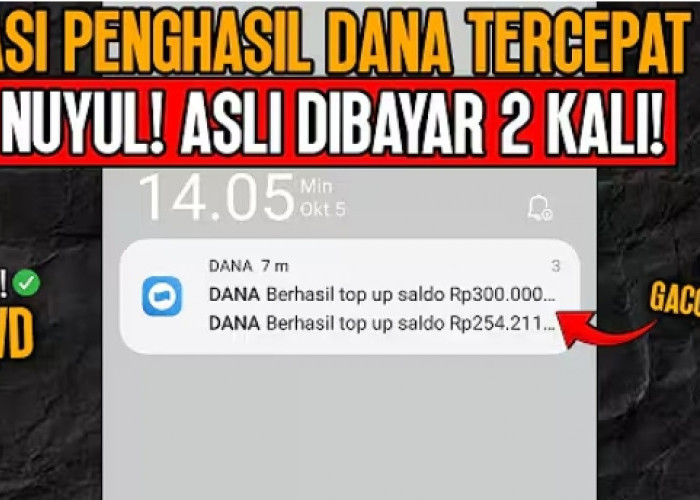 Ini Dia Aplikasi Penghasil Saldo DANA Gratis Terbaru Oktober 2025, Langsung Cair Minimal Rp100 Ribu! 