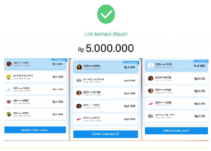 Nomor Hp Anda Berhak Klaim 5 Link DANA Kaget Edisi 30 Mei 2025, Total Hingga Rp5.000.000!