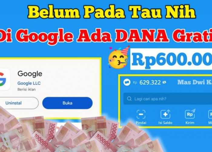Trik Dapat Saldo Dana Gratis dari Google Rp629.322 Cuma Isi Survey Gampang dan Resmi, Tanpa Undang Teman