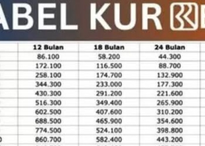 Terjangkau! Ini Simulasi Pinjaman KUR BRI Angsuran Rp50 Juta 3 Tahun, Bunga Hanya 6 Persen, Cek Cicilannya