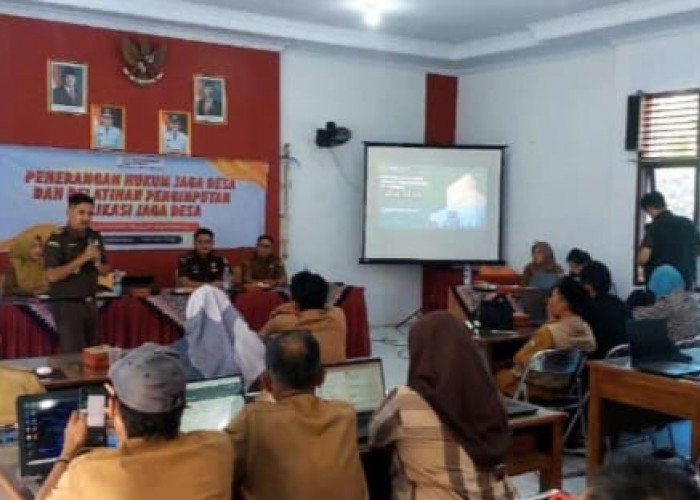 Bersama Kejaksaan, DPMD Indramayu Sosialisasikan Input Aplikasi Jaga Desa