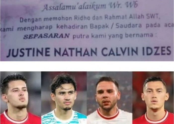 Gokil! Bapak Ini Menamai Anaknya dengan 4 Nama Penggawa Timnas Indonesia Sekaligus, Definisi Fans Sejati