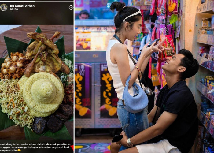 PILU! Ibu Pratama Arhan Sudah Bikin Tumpeng Bakakak Ayam, Azizah Salsha Malah Disebut Selingkuh