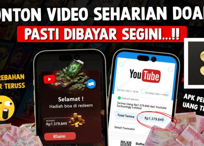 Gokil! Aplikasi Penghasil Uang 2025 Cuan Rp1,4 Juta Masuk ke DANA, Cuma Nonton Video dan Tanpa Undang Teman 