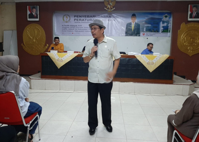 H Taufik Hidayat Dorong Pemahaman Petani Terkait Perda Perlindungan di Kecamatan Cikedung