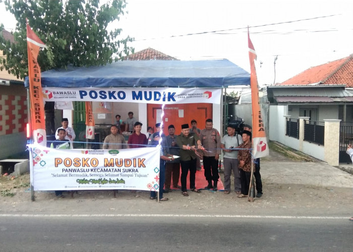 Peringati HUT Bawaslu Ke-15, Launching Posko Mudik