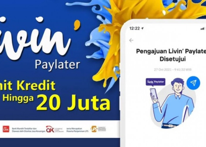 Biaya Bunga Mulai dari 0 Persen, Ini Rincian Terbaru Pinjaman Paylater Livin' by Mandiri 2025 