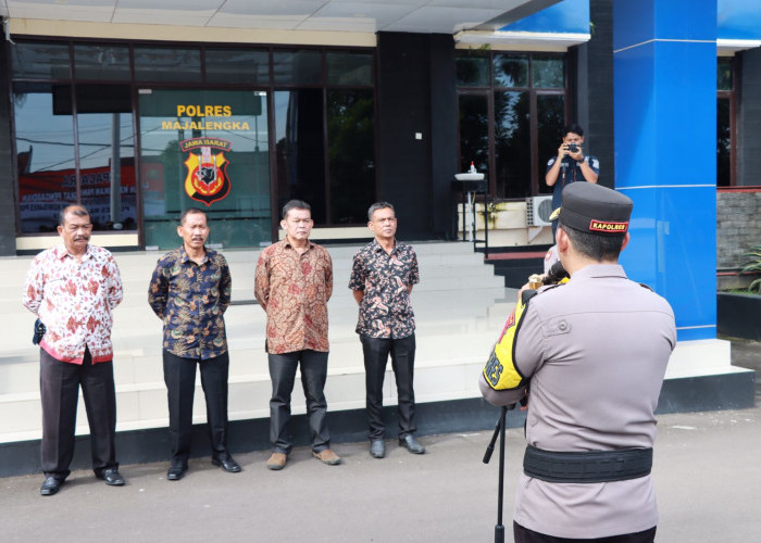 4 Personil Polres Majalengka Polda Jabar Memasuki Purna Bhakti