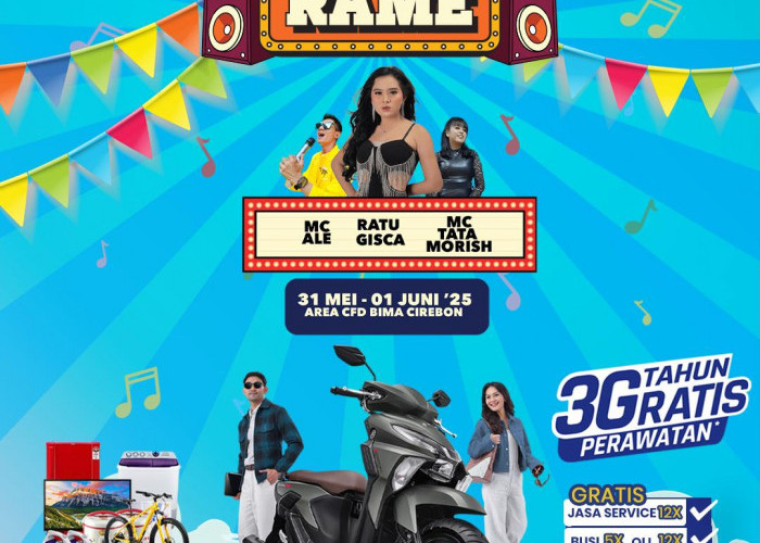 Yamaha Grebek Pasar Rame Kembali Hadir di CFD Bima Cirebon  31 Mei – 1 Juni 2025