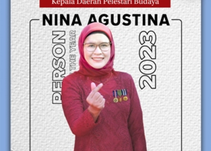 Hj Nina Agustina Dinobatkan sebagai Bupati Pelestari Budaya  
