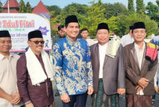Bupati dan Wakil Bupati Kompak Bersama Ribuan Jamaah Salat Idul Fitri 