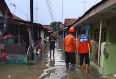 Hujan Lebat, Puluhan Rumah Terdampak Banjir di Desa Jatibarang
