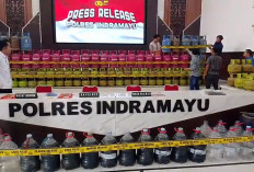 Polres Indramayu Berhasil Ungkap Kasus Pengoplosan Tabung LPG 3 Kg dan Penyalagunaan BBM Subsidi 