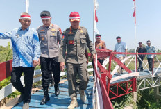 Jembatan Presisi Merah Putih Polri di Desa Kongsijaya Diresmikan Perlancar Mobilitas Petani