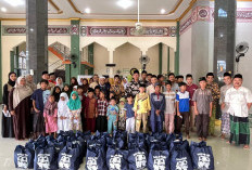 Pemdes Kongsijaya Tebar Puluhan Paket Santunan untuk Anak Yatim Piatu