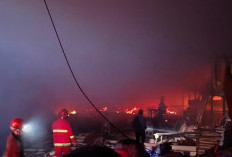 Pabrik Rumah Kayu di Pilangsari Terbakar, Petugas Damkar Sempat Alami Kesulitan Karena Asap Tebal