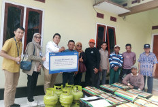 BRI Kanca Jatibarang Salurkan 10 Unit Mesin Pompa Air Berbahan Bakar Gas