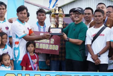 Hadiri Turnamen Kuwu Cup Desa Lombang, Wabup Syaefudin Dorong Kompetisi Olahraga di Indramayu