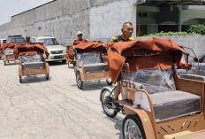 Lucky Hakim Salurkan 220 Becak Listrik Bantuan Presiden Prabowo untuk Lansia di Indramayu
