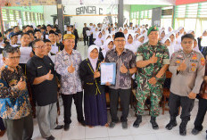 Ratusan Siswa SMP Nurul Halim Widasari Tekan Pakta Integritas, Komitmen Jaga Ketertiban Umum