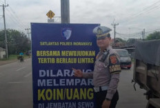 Jelang Nataru, Polisi Beri Larangan Pengendara 'Lempar Koin' di Jembatan Sewo