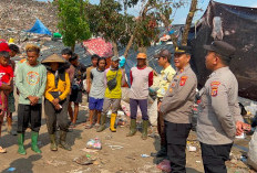 Cegah Kebakaran di Musim Kemarau, Satbinmas Polres Indramayu Sampaikan Imbauan di TPA Pecuk