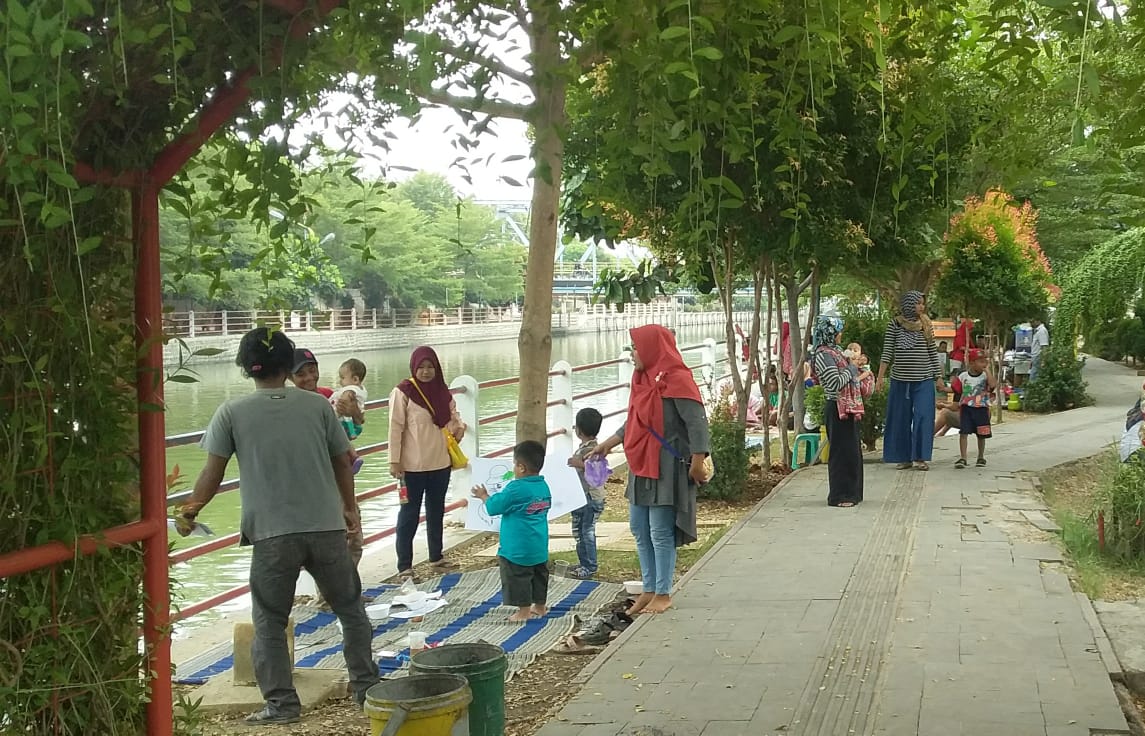 Taman Cimanuk Ramai saat Liburan