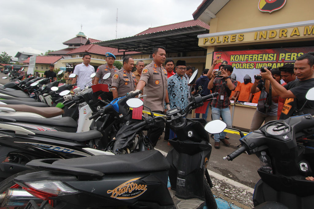 Polisi Gulung Komplotan Curanmor, Sita 19 Unit Sepeda Motor