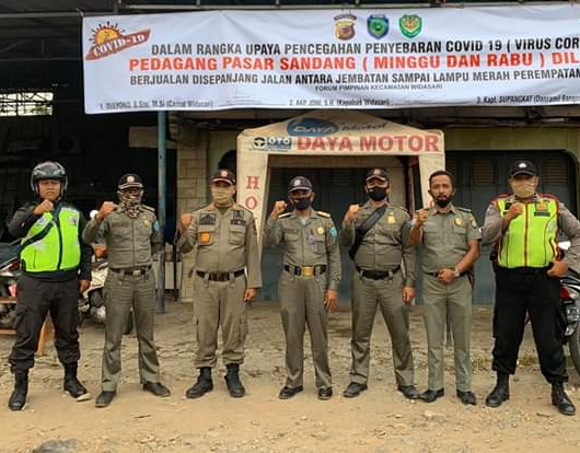 Hentikan Pasar Kaget di Jalan Raya Widasari