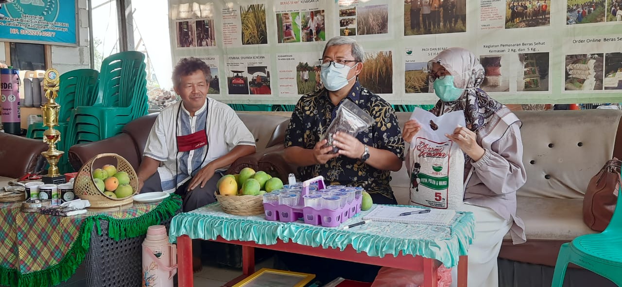 Aher Dukung Produksi Beras Organik