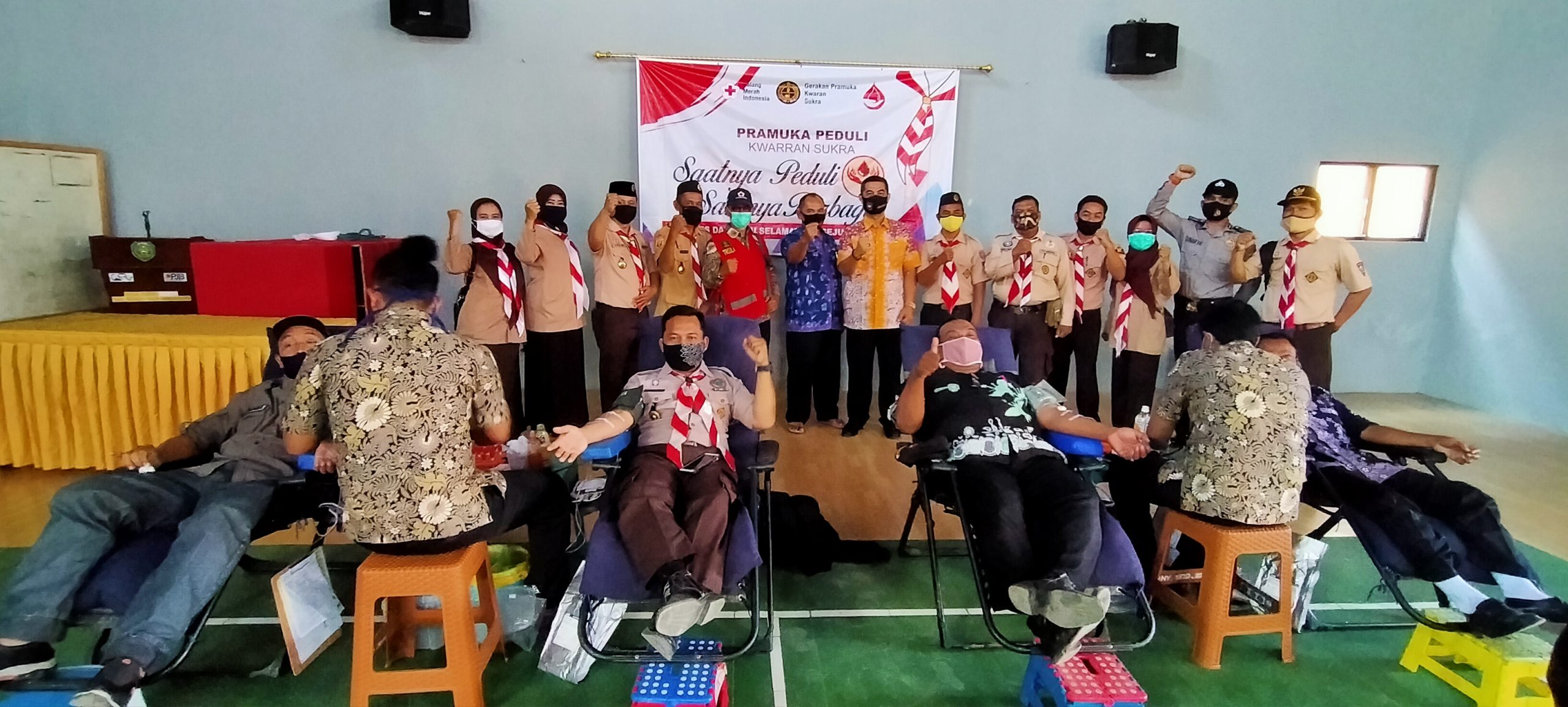 Bantu PMI, Pramuka Helat Aksi Donor Darah