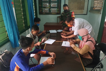 Koramil 1613 Cikedung Sediakan Wifi Gratis, Bantu Siswa Belajar Secara Daring