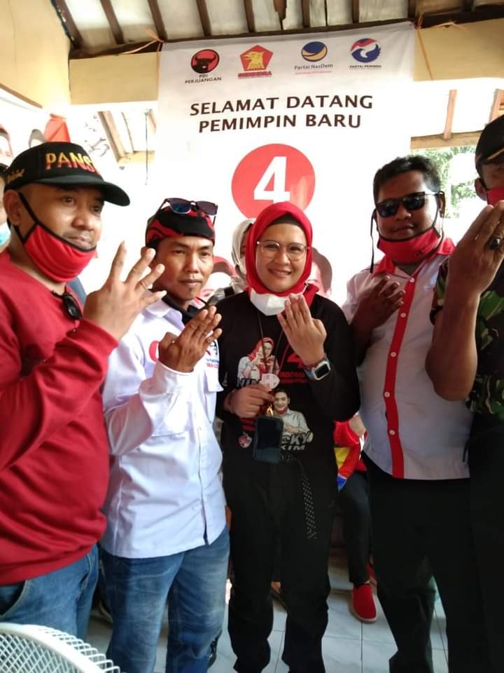 Cabup Nina Hadiri  Kegiatan Unjungan  Buyut Surya Negara