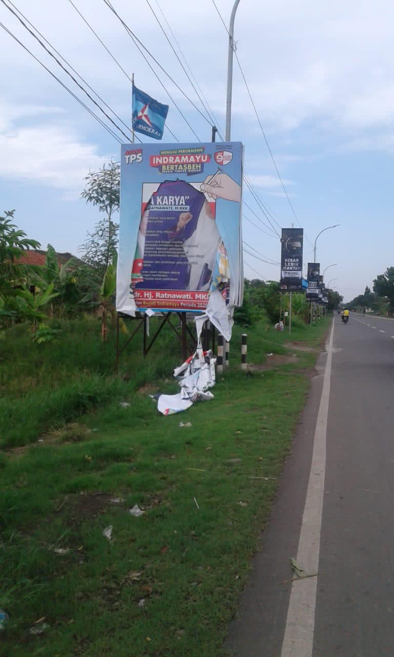 Relawan Diminta Tidak Terpancing, Alat Peraga Kampanye Paslon Sholawat Dirusak