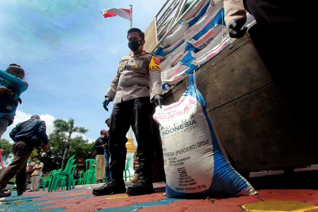 Polisi Gagalkan Penyelundupan Pupuk