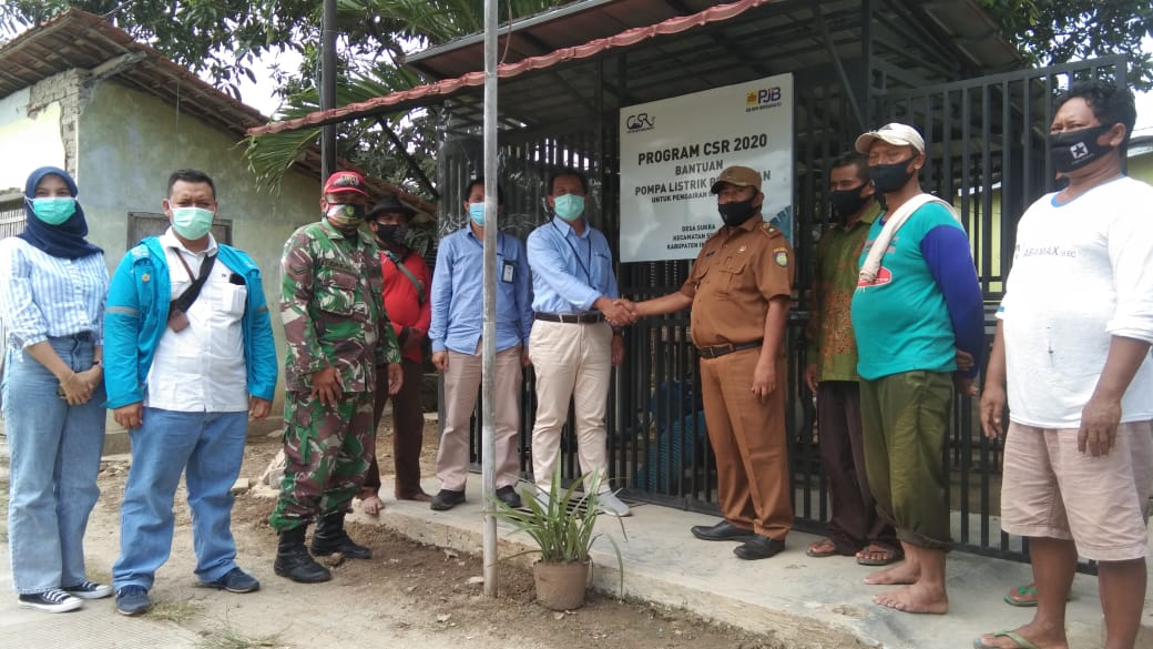 Peduli Petani, PLTU Indramayu Bantu Mesin Pompa Air